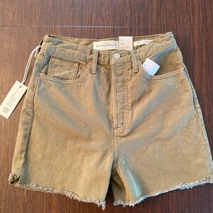 ARITZIA/Denim Forum The Yoko Mid Thigh Jean Shorts